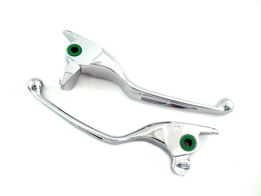 HARLEY M8 Slotted Hand Control Lever Kit Chrome Fits 2017-UP FLT,