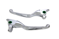 HARLEY M8 Slotted Hand Control Lever Kit Chrome Fits 2017-UP FLT,