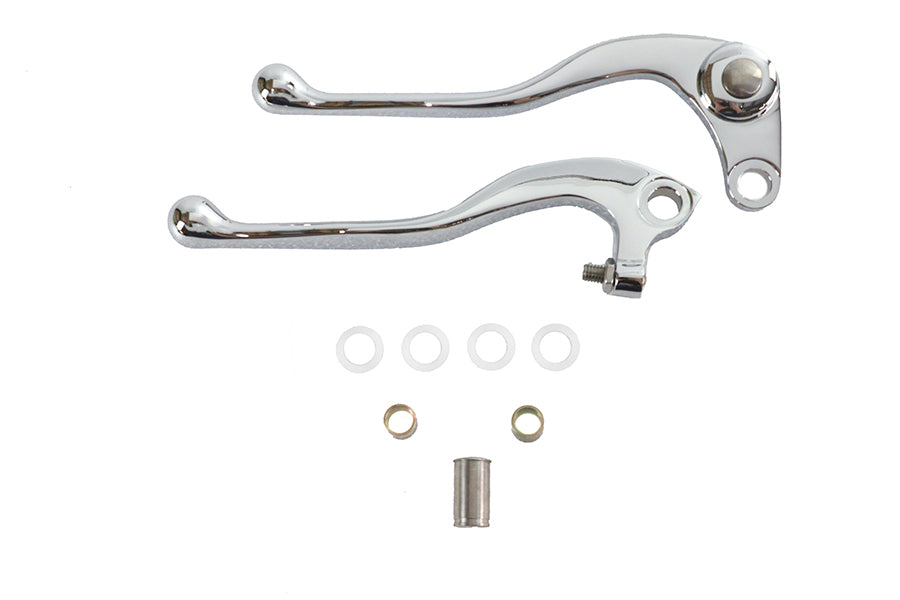 HARLEY Old School Brake and Clutch Lever Set Fits 0-  Custom, application