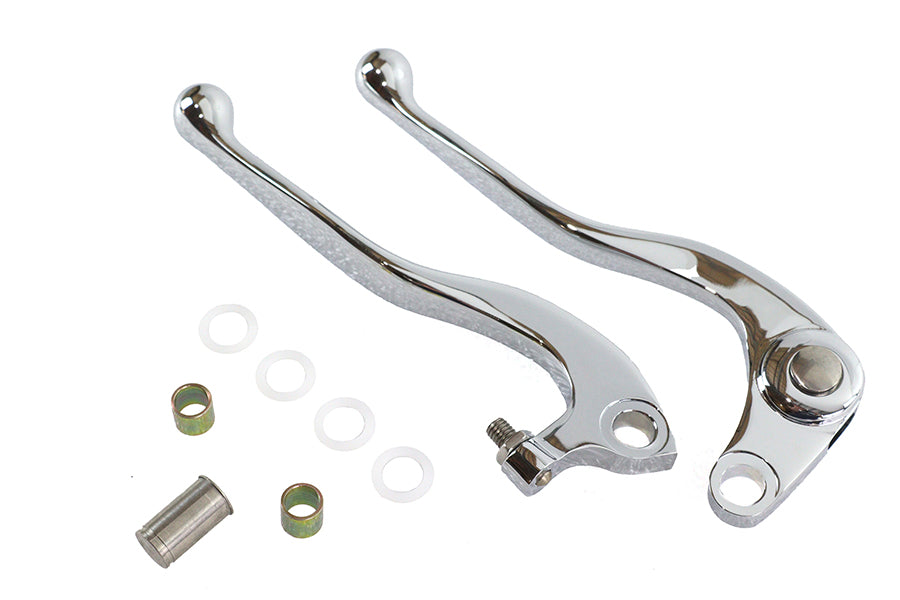 HARLEY Old School Brake and Clutch Lever Set Fits 0-  Custom, application