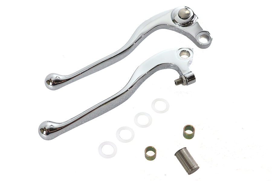HARLEY Old School Brake and Clutch Lever Set Fits 0-  Custom, application