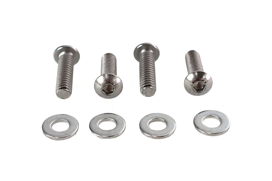 HARLEY Clutch Lever Clamp Screw Kit Chrome Fits 1982-1984 FL,   1982-1984 FX,   1984-1995 FXST,   19