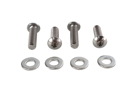HARLEY Clutch Lever Clamp Screw Kit Chrome Fits 1982-1984 FL,   1982-1984 FX,   1984-1995 FXST,   19