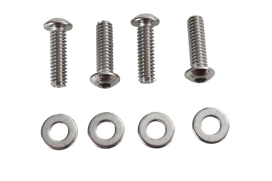 HARLEY Clutch Lever Clamp Screw Kit Chrome Fits 1982-1984 FL,   1982-1984 FX,   1984-1995 FXST,   19