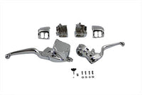 HARLEY Handlebar Control Kit Chrome Fits 1996-2006 FXST,   1996-2006 FXD,   1996-2003 XL,   1996-200