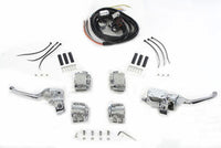 HARLEY Chrome Handlebar Control Kit with Switches Fits 1996-2004 FLT,