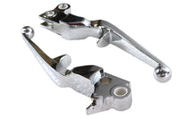 HARLEY Chrome Trigger Style Hand Lever Set Fits 1996-2007 FXST,   1996-2007 FLST,   1996-2007 FXD,