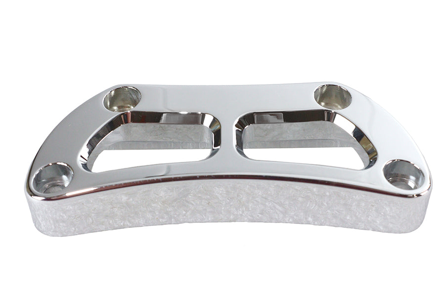 HARLEY Cutout Design Riser Top Clamp Chrome Fits 1974-UP XL,   1980-1984 FX,   1985-UP FX,