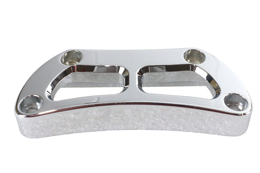 HARLEY Cutout Design Riser Top Clamp Chrome Fits 1974-UP XL,   1980-1984 FX,   1985-UP FX,