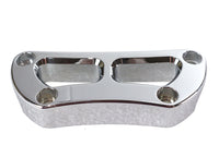 HARLEY Cutout Design Riser Top Clamp Chrome Fits 1974-UP XL,   1980-1984 FX,   1985-UP FX,