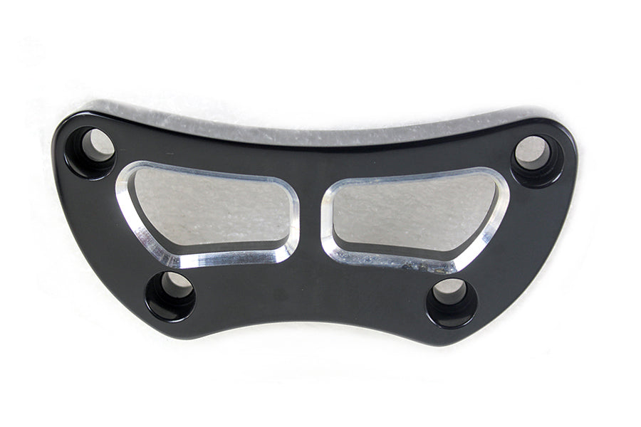 HARLEY Cutout Design Riser Top Clamp Black Fits 1974-UP XL,   1982-1994 FXR,   1982-1994 FXR,   1984