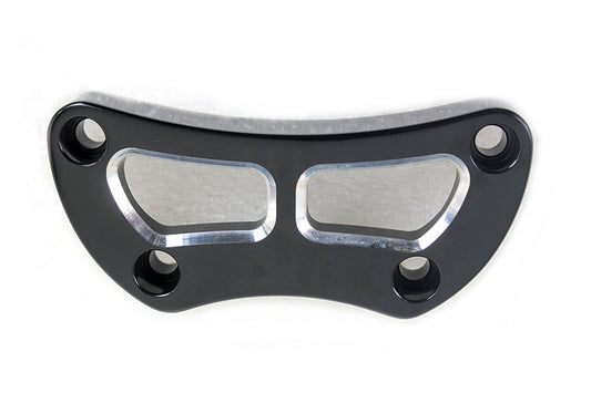 HARLEY Cutout Design Riser Top Clamp Black Fits 1974-UP XL,   1982-1994 FXR,   1982-1994 FXR,   1984