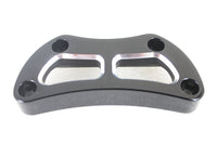 HARLEY Cutout Design Riser Top Clamp Black Fits 1974-UP XL,   1982-1994 FXR,   1982-1994 FXR,   1984