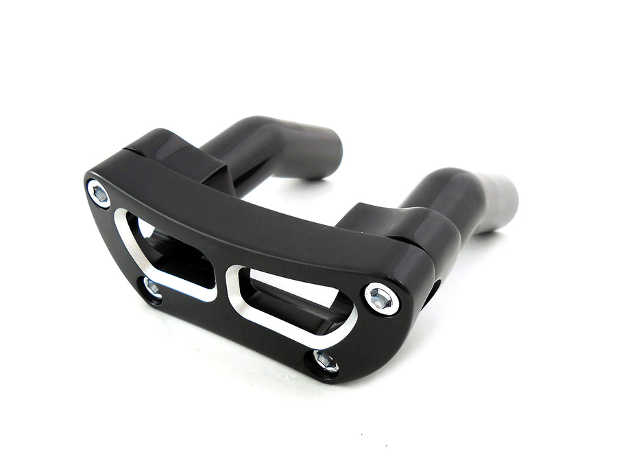 HARLEY Cutout Design Riser Top Clamp Black Fits 1974-UP XL,   1982-1994 FXR,   1982-1994 FXR,   1984
