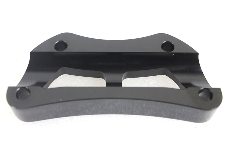 HARLEY Cutout Design Riser Top Clamp Black Fits 1974-UP XL,   1982-1994 FXR,   1982-1994 FXR,   1984