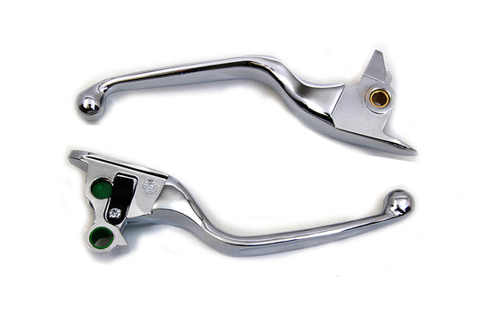 HARLEY Contour Hand Lever Set Chrome Fits 2018-2024 FLST,   2018-2024 FXST,