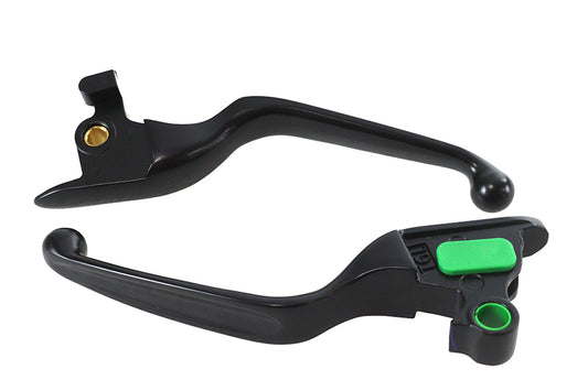 HARLEY Contour Hand Lever Black Fits 2018-2024 FXST,   2018-2024 FLST,