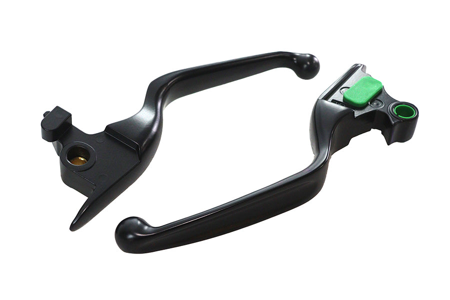 HARLEY Contour Hand Lever Black Fits 2018-2024 FXST,   2018-2024 FLST,