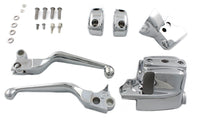 HARLEY Handlebar Control Cover Kit Chrome Fits 1996-2005 FXST,   1996-2005 FLST,   1996-2005 FXD,