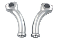 HARLEY 5-3/4 inch Fatty Pullback Riser Kit Chrome Fits 0-  Custom, application for 1 handlebars"