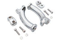 HARLEY 5-3/4 inch Fatty Pullback Riser Kit Chrome Fits 0-  Custom, application for 1 handlebars"