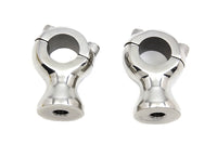 HARLEY 1-3/4 inch Polished Stainless Steel Speed Freak Riser Set fits 0-  Custom, application for 1 handlebars"