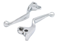 HARLEY Chrome Wide Hand Lever Set Fits 1972-1981 FL,   1972-1981 FX,   1972-1981 XL,