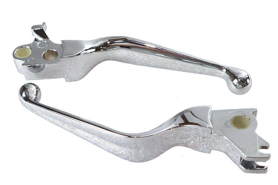 HARLEY Chrome Hydraulic Hand Lever Set Fits 0-  Replacement, for #22-0378 Contour Handlebar Control