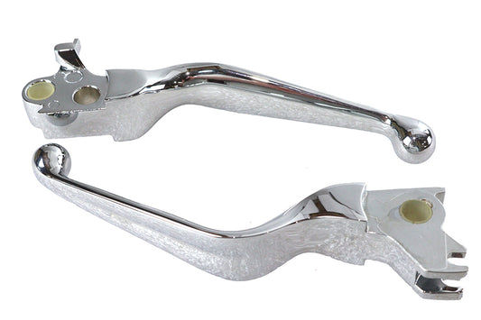HARLEY Chrome Hydraulic Hand Lever Set Fits 0-  Replacement, for #22-0378 Contour Handlebar Control