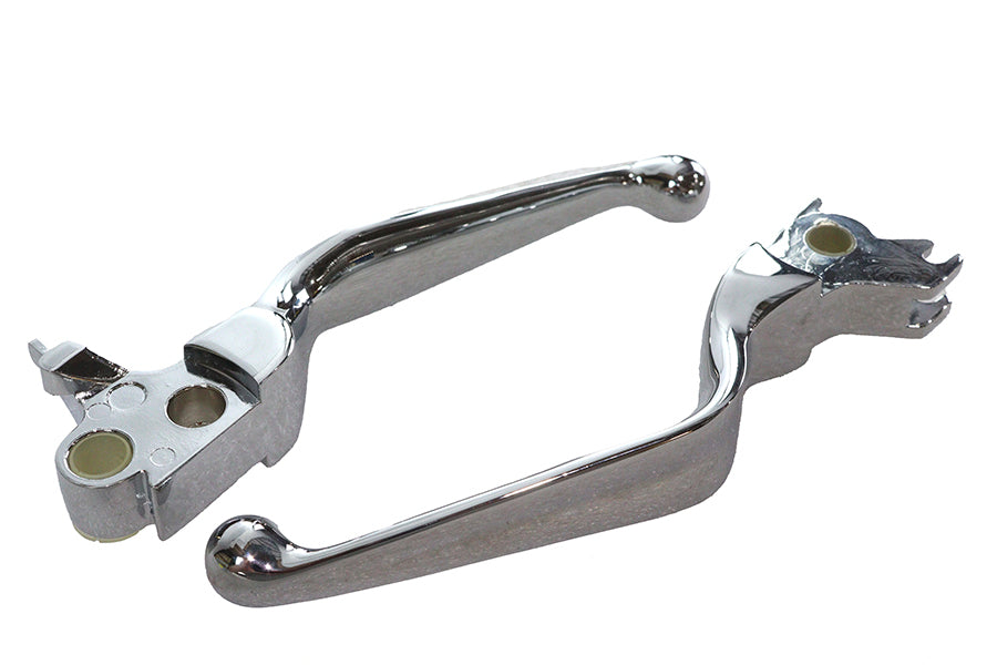HARLEY Chrome Hydraulic Hand Lever Set Fits 0-  Replacement, for #22-0378 Contour Handlebar Control