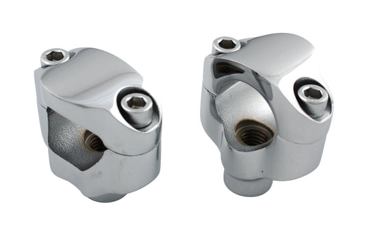 HARLEY 1-1/4 inch Riser Kit Chrome Fits 2007-UP FXST, 1-1/4 handlebars"