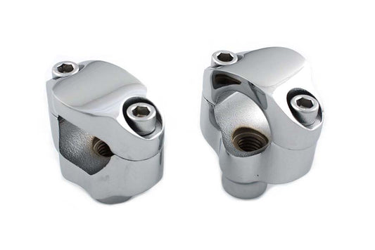 HARLEY 1-1/4 inch Riser Kit Chrome fits 2007-UP FXST, 1-1/4 handlebars"