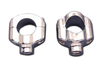 HARLEY 1-1/4 inch Riser Kit Chrome fits 2007-UP FXST, 1-1/4 handlebars"