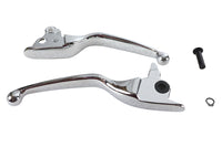 HARLEY Chrome Smooth Contour Tamer Hand Lever Set Fits 2008-2013 FLT,