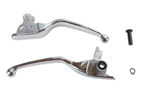 HARLEY Chrome Smooth Contour Tamer Hand Lever Set Fits 2008-2013 FLT,