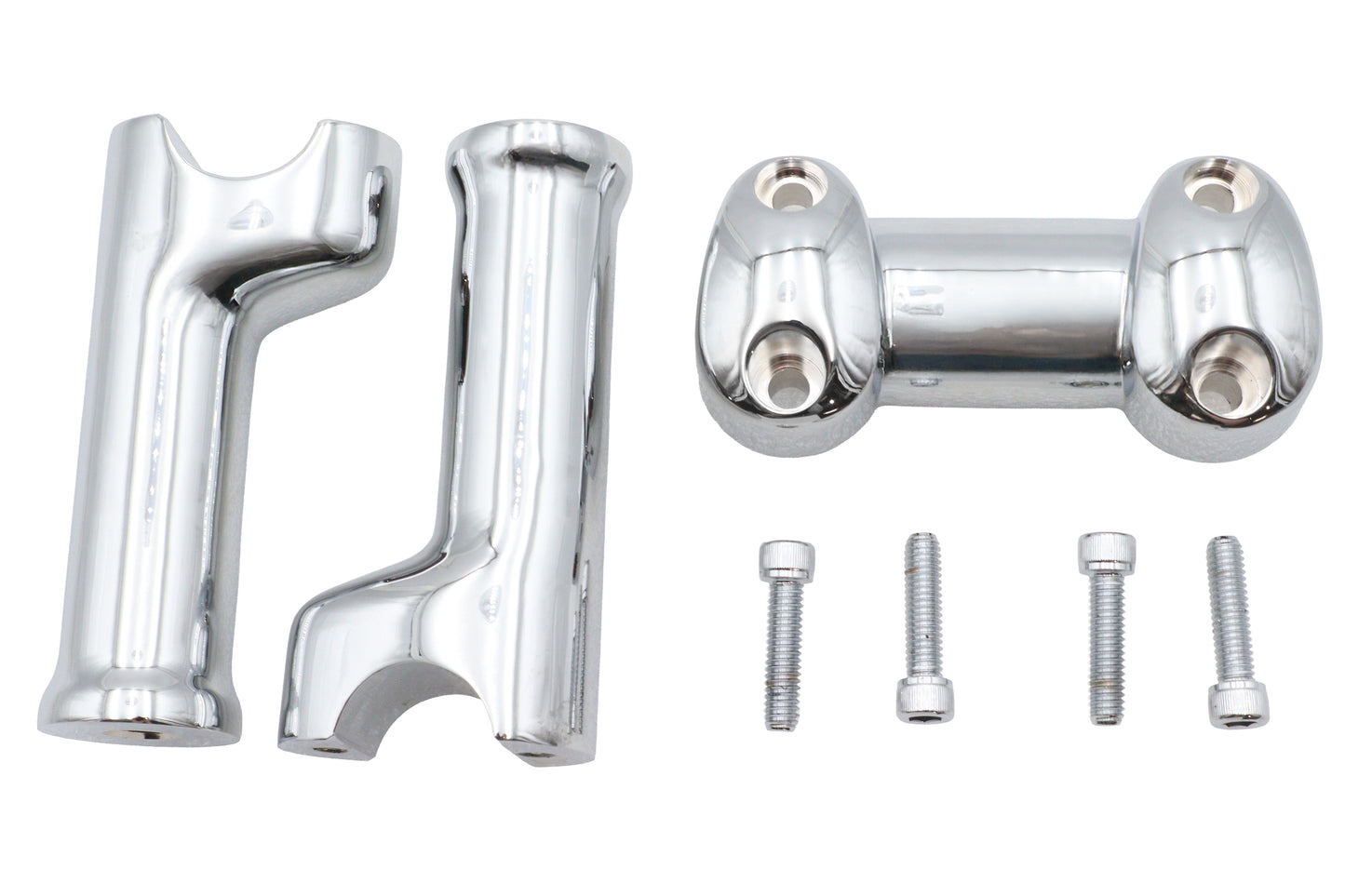 HARLEY 5 inch Fat Riser Set Fits 2008-2017 FXDF, 1-1/4 handlebars" 0-  Custom, application for full