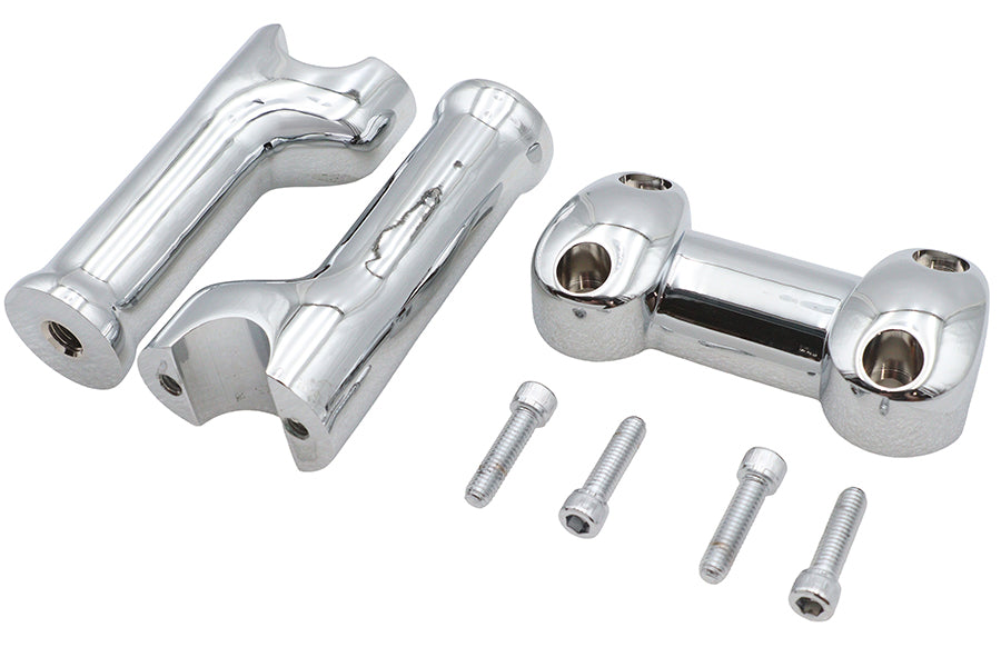 HARLEY 5 inch Fat Riser Set Fits 2008-2017 FXDF, 1-1/4 handlebars" 0-  Custom, application for full