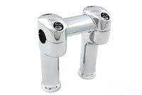 HARLEY Chrome 5 inch Fat Riser Kit Fits 0-  Custom, application for 1 handlebars"