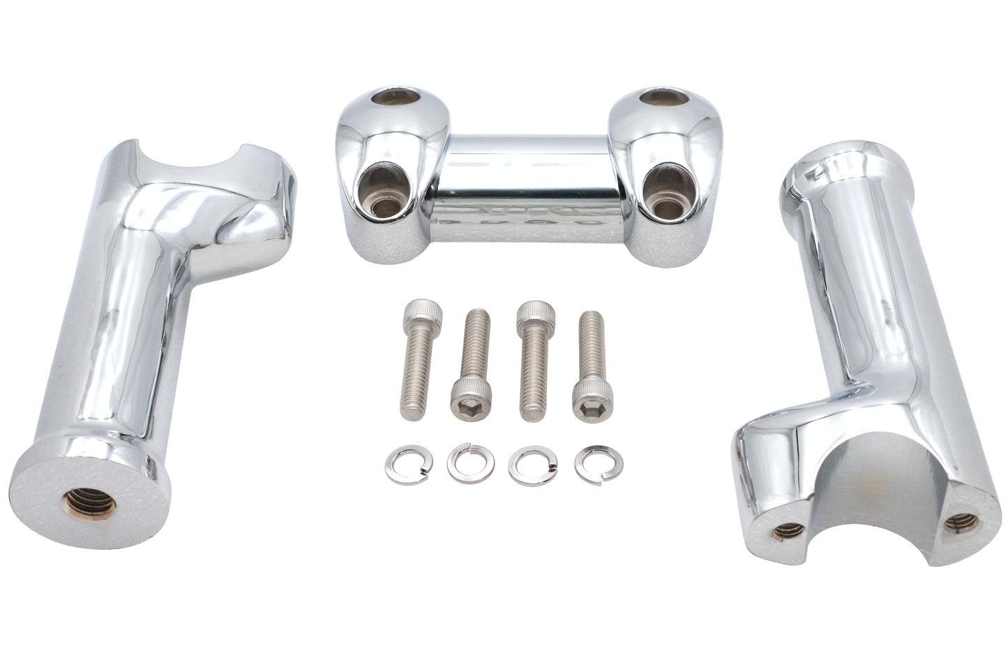 HARLEY Chrome 5 inch Fat Riser Kit Fits 0-  Custom, application for 1 handlebars"