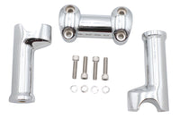 HARLEY Chrome 5 inch Fat Riser Kit Fits 0-  Custom, application for 1 handlebars"