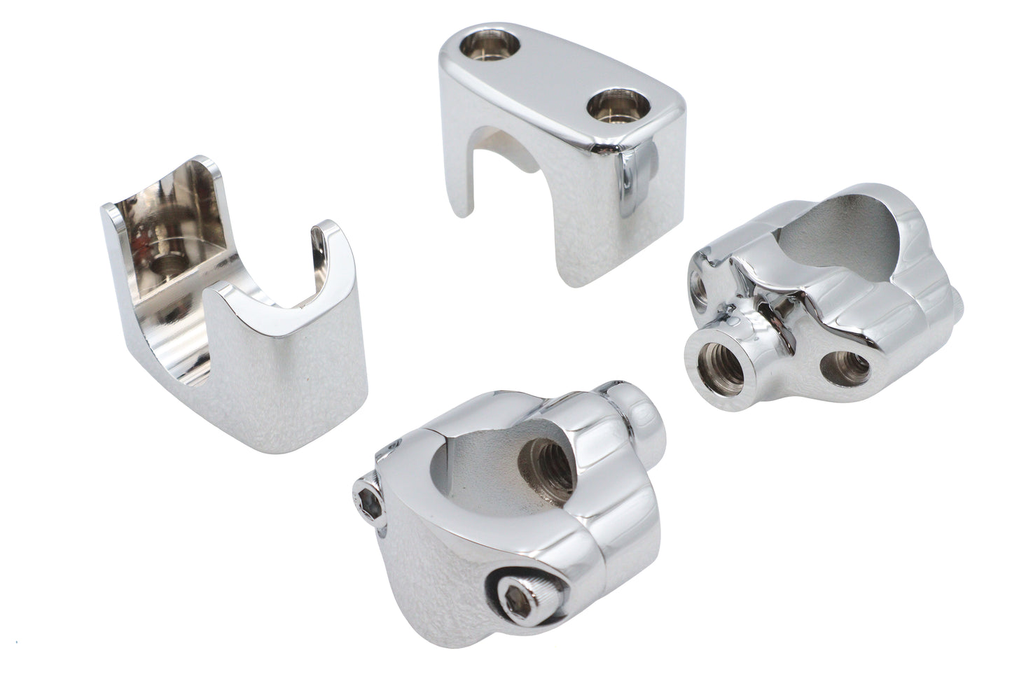 HARLEY 1-1/4 inch Shorty Riser Set Fits 2006-2017 FXDWG,