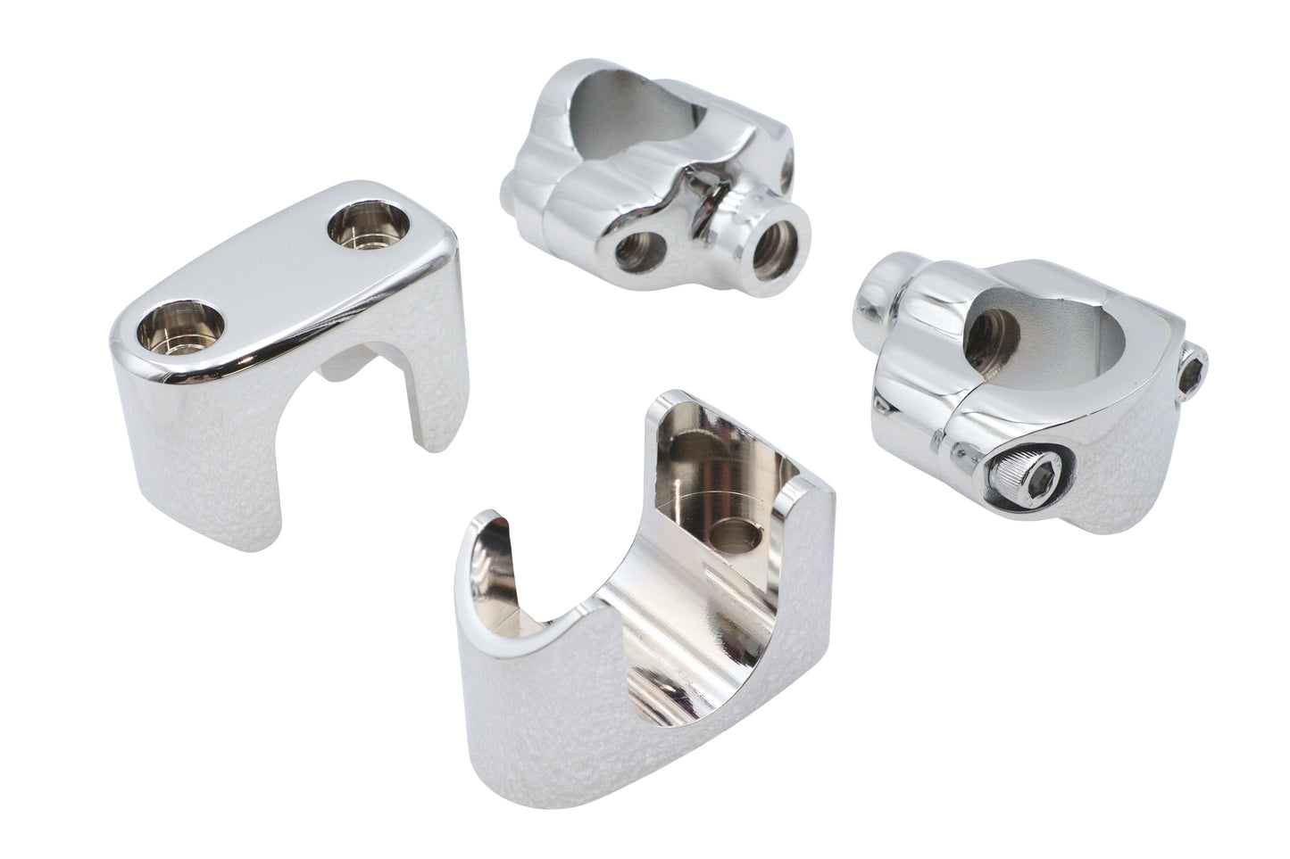 HARLEY 1-1/4 inch Shorty Riser Set Fits 2006-2017 FXDWG,