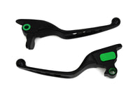 HARLEY Black Drilled Hand Lever Set Fits 2008-2013 FLT,