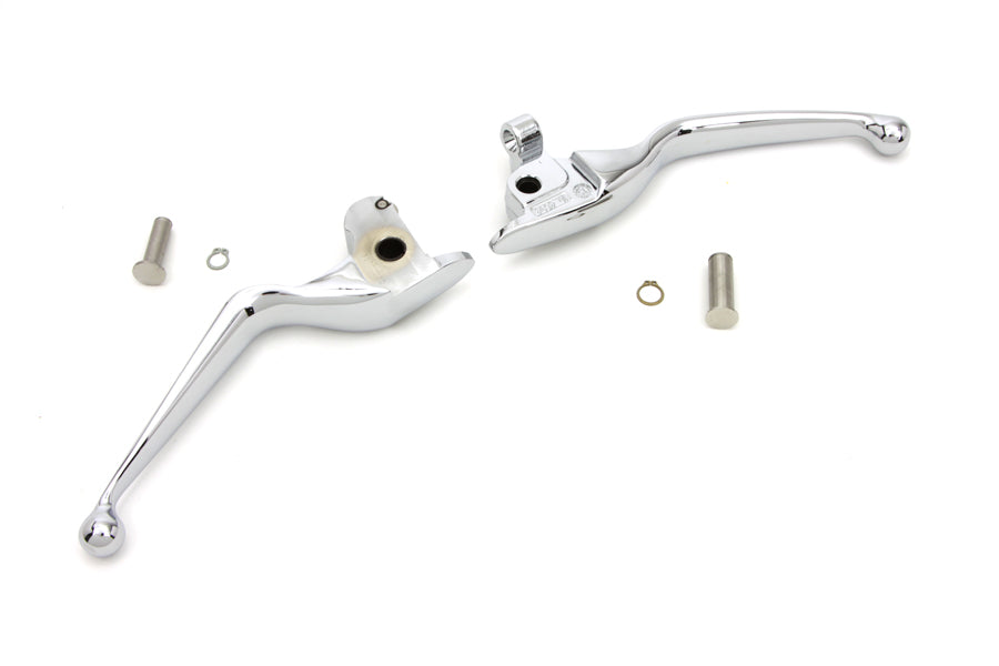 HARLEY Chrome Hand Lever Set Fits 2014-2016 FLT,