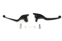 HARLEY Black Hand Lever Set Fits 2014-2016 FLT,