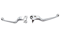 HARLEY Chrome V-Cut Hand Lever Set Fits 1996-2007 FLST,   1996-2007 FXST,   1996-2007 FXD,   1996-20