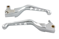 HARLEY Chrome Drilled Hand Lever Set Fits 2004-2006 XL,