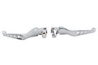 HARLEY Chrome Drilled Hand Lever Set Fits 2004-2006 XL,