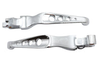 HARLEY Chrome Drilled Hand Lever Set Fits 2004-2006 XL,