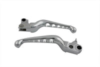 HARLEY Chrome Drilled Hand Lever Set Fits 1996-2007 FLST,   1996-2007 FXST,   1996-2007 FXD,   1996-